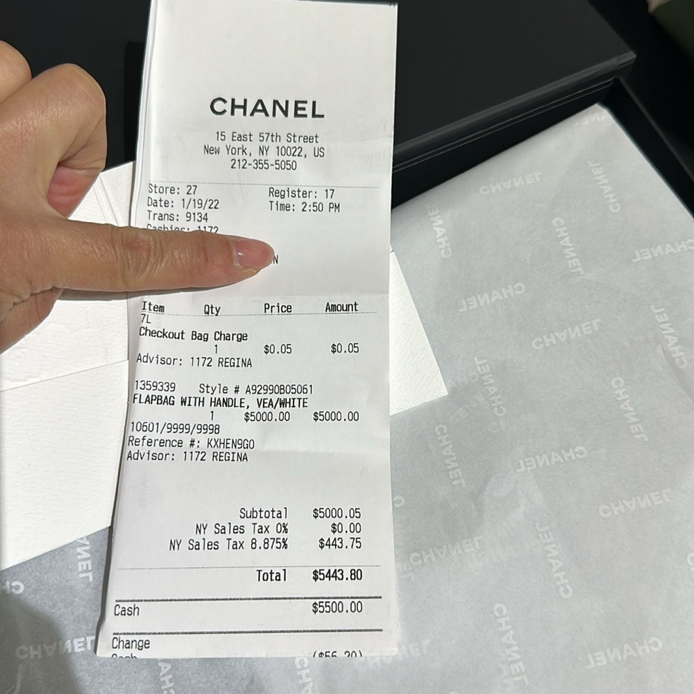 Authentic chanel bag - Picture 8 of 9